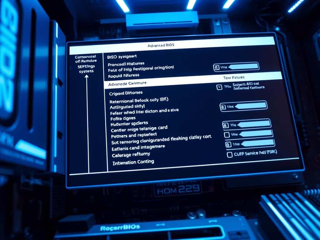 advanced BIOS settings