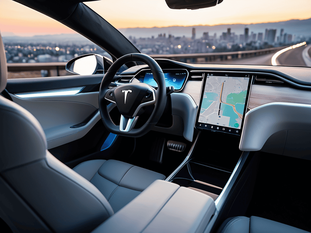 First Impressions Design Tesla Interior