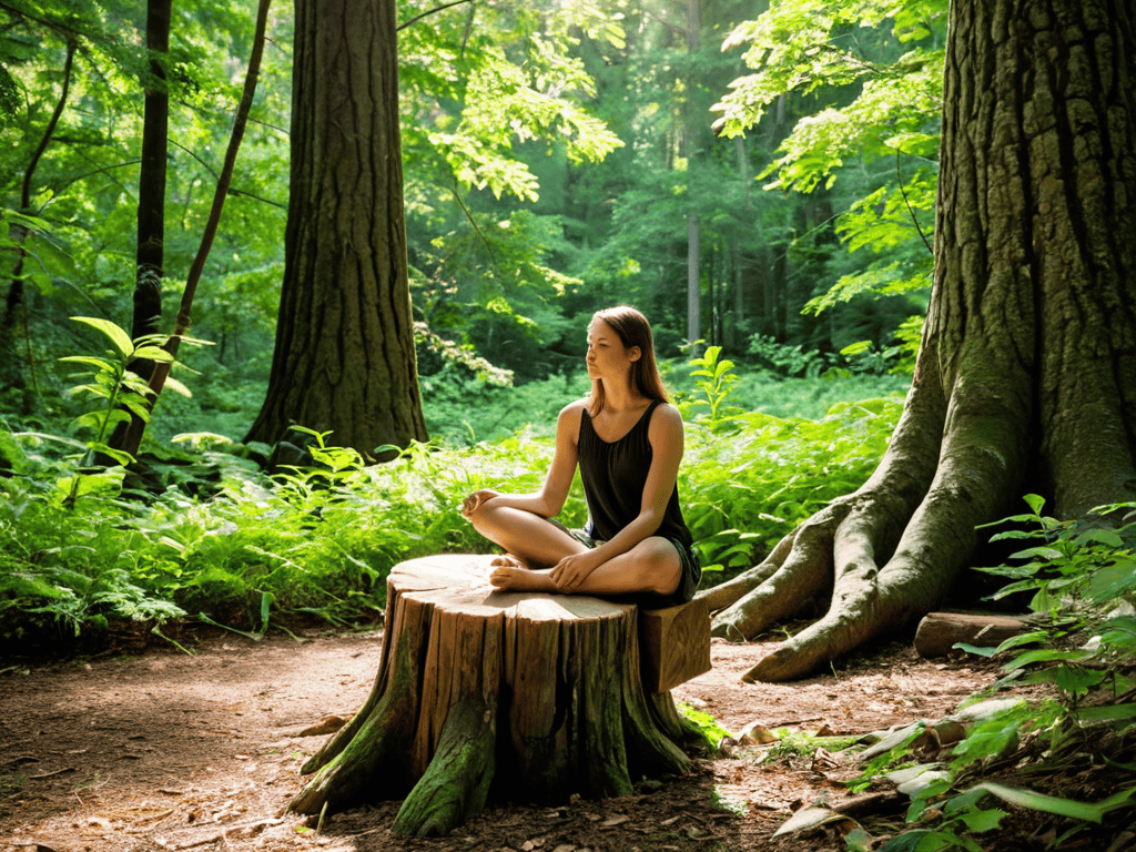 Green Paths to Serenity Found naturally