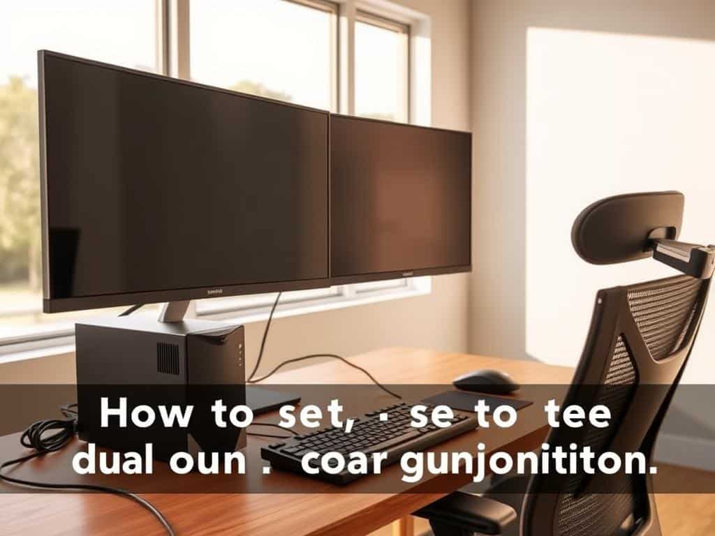 dual monitor setup instructions