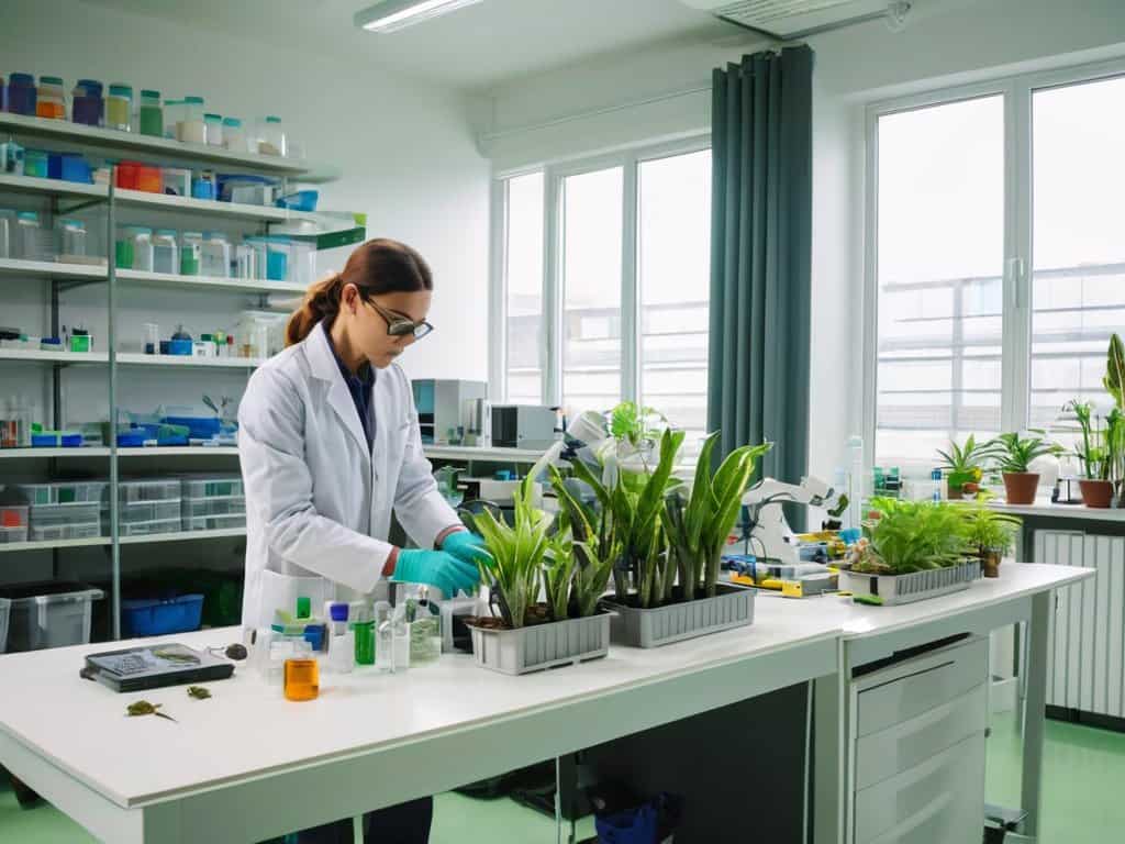 sustainable lab practices in action