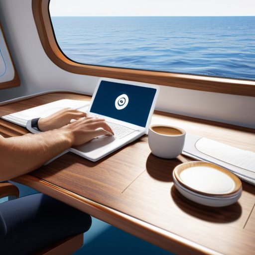 Working from a cruise ship: waves, wifi