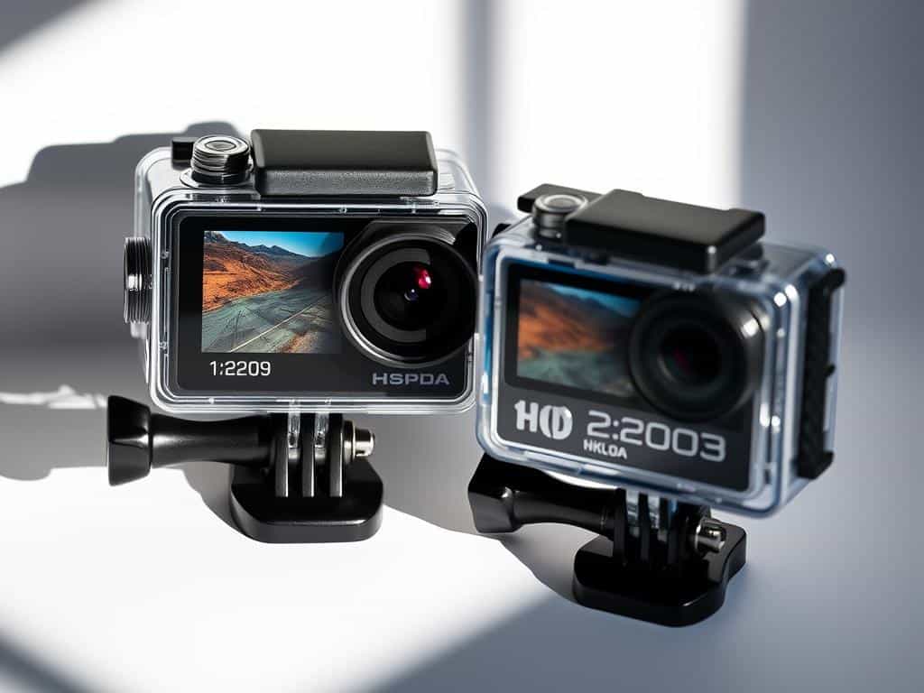 video resolution contrast in action cameras