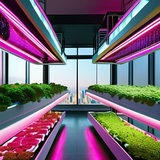 Advancements in sustainable vertical farming technology.