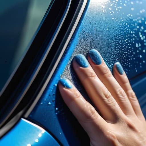 How to touch up scuffed paintwork guide.