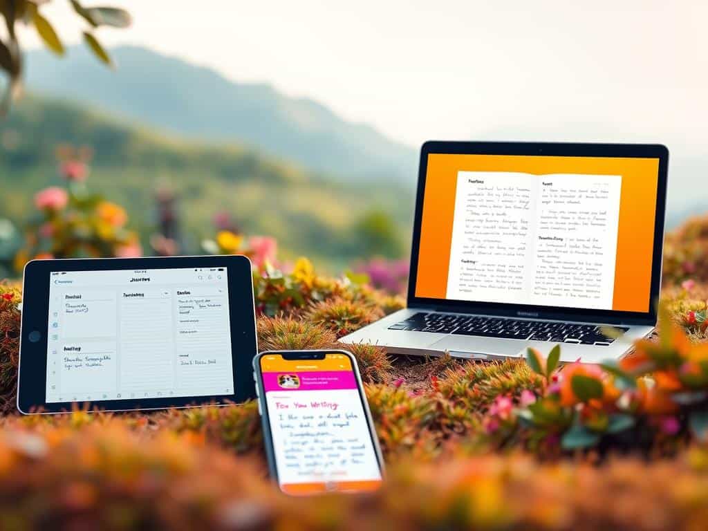 Digital journaling apps