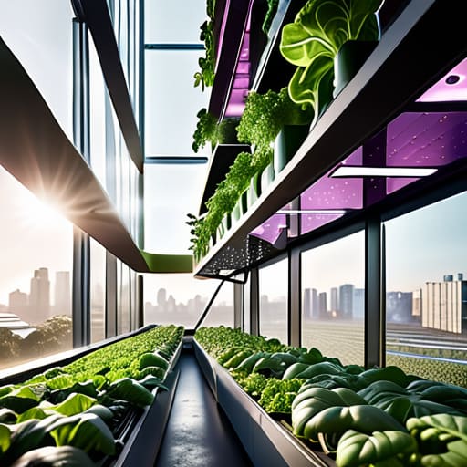 Advancements in sustainable vertical farming technology.
