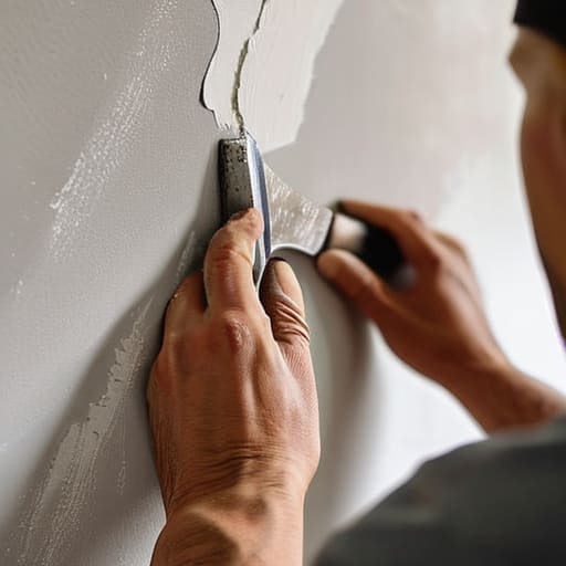 How to repair a dry wall hole.